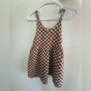 Rylee & Cru checkered dress